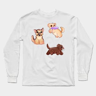 3 Dogs Long Sleeve T-Shirt